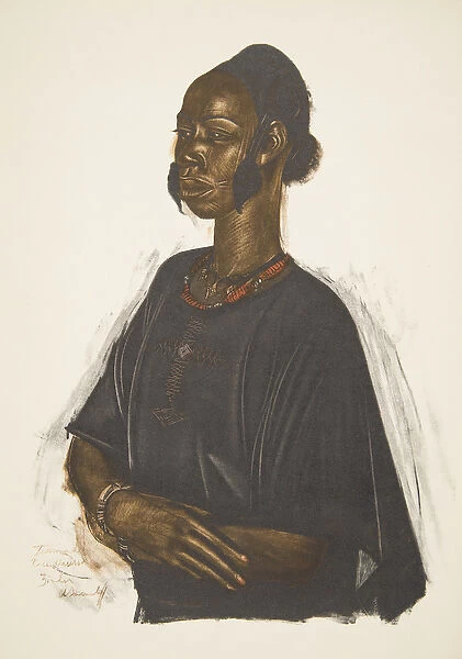 Femme Haoussa (Zinder), from Dessins et Peintures d Afrique