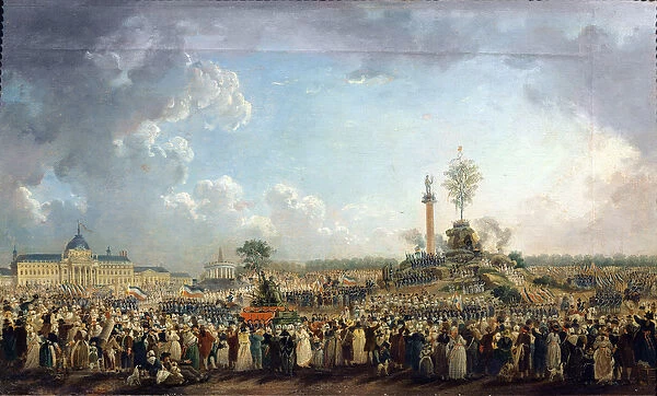 The Festival of the Supreme Being at the Champ de Mars, 8th June 1794 (20 Prairial Year II)
