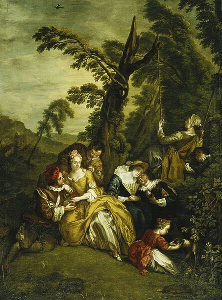 A Fete Champetre, 1756 (oil on canvas)