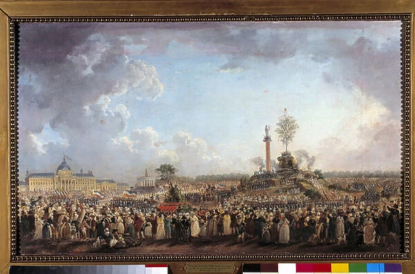 Fete de l Etre Supreme at the Champ-de-Mars (20 prairial year 2 or 8 June 1794)