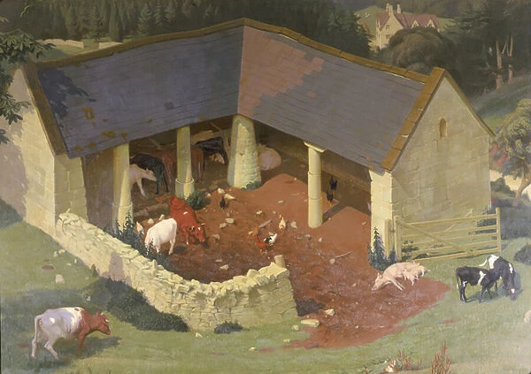 The Field Byre, 1933 (oil on canvas)