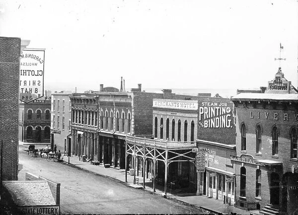 Fifteenth Street looking to Blake, c. 1880-89 (b  /  w photo)