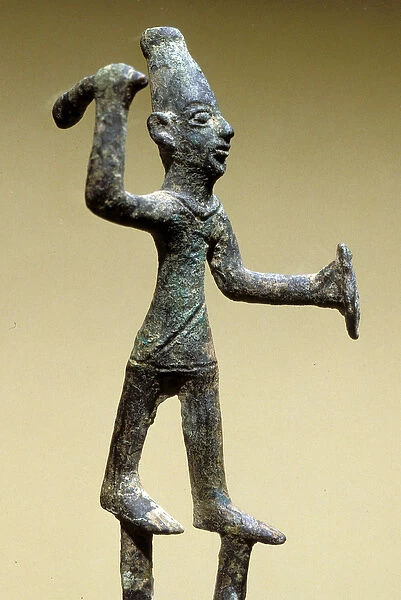 Figure of Baal, Canaanite (bronze)
