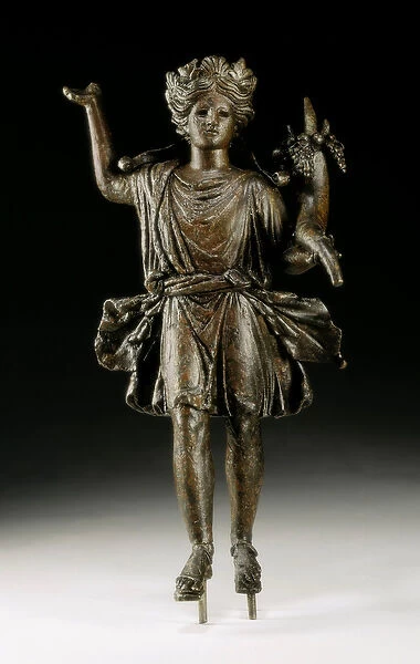 Figure with Cornucopia, 1st century AD (bronze sculpture)