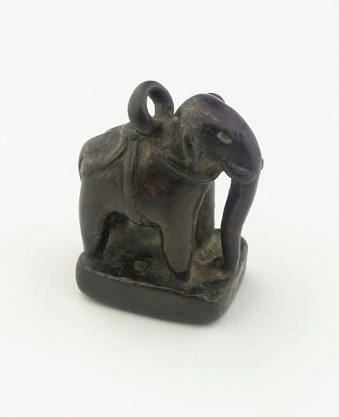 Figure of an elephant (bronze)