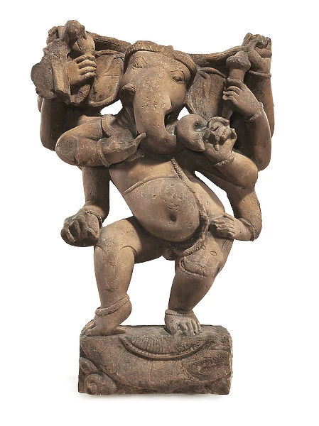 Figure of Ganesha, Uttar Pradesh (sandstone) (see also 834327)
