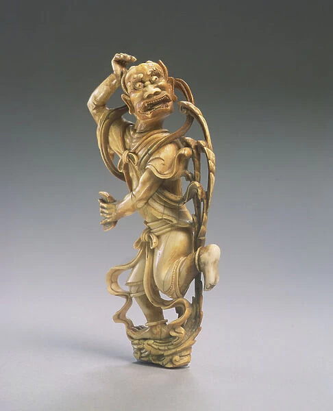 A Figure of Kui xing (carved ivory) (see also 272115)
