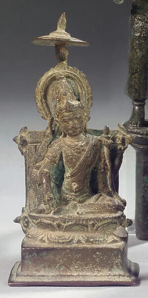 Figure of Mahakarunalokeshvara (bronze)