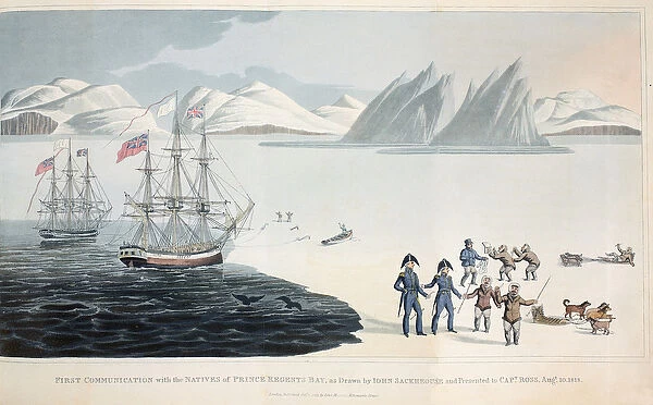First Communication with the Natives of Regents Bay on the 10th August 1818