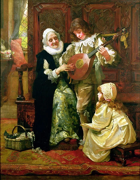 His First Music Lesson