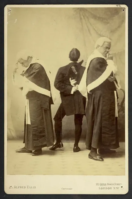 Framed Print : The First Performance of Gilbert and Sullivan's Comic Opera Utopia, Limited, 1893 (b / w photo) Framed Print : The First Performance of Gilbert and Sullivan's Comic Opera Utopia, Limited, 1893 (b / w photo)