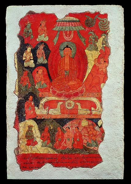 The First Sermon of Buddha (wall painting)