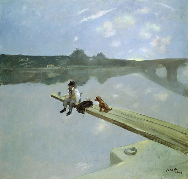The Fisherman, 1884 (oil on canvas)