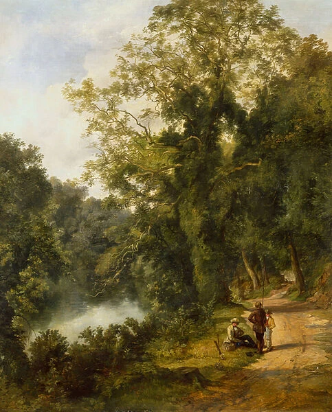 Fishermens Tales, 1853 (oil on canvas)