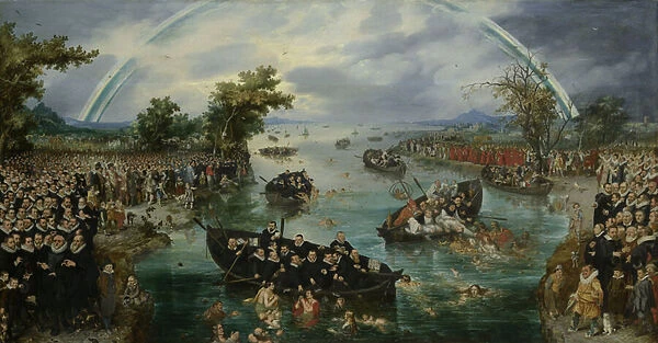 Fishing for Souls, 1614 (oil on panel)