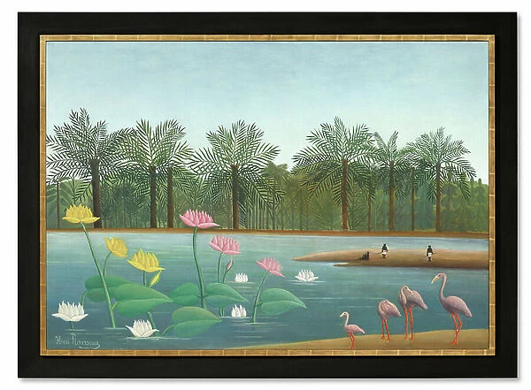 Flamingos, 1910 (oil on canvas)