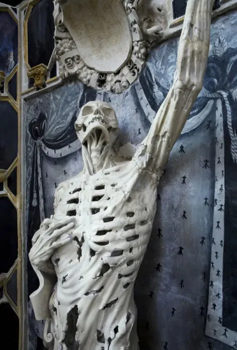 Framed Print : Flayed, or The Skeleton (stone) Framed Print : Flayed, or The Skeleton (stone)