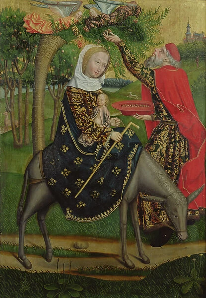 The Flight into Egypt, from the Dome Altar, 1499 (tempera on panel)