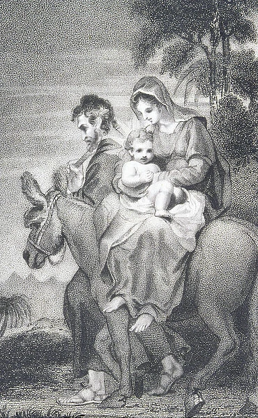 The Flight into Egypt, from The History and Life of Our Blessed Lord and Saviour