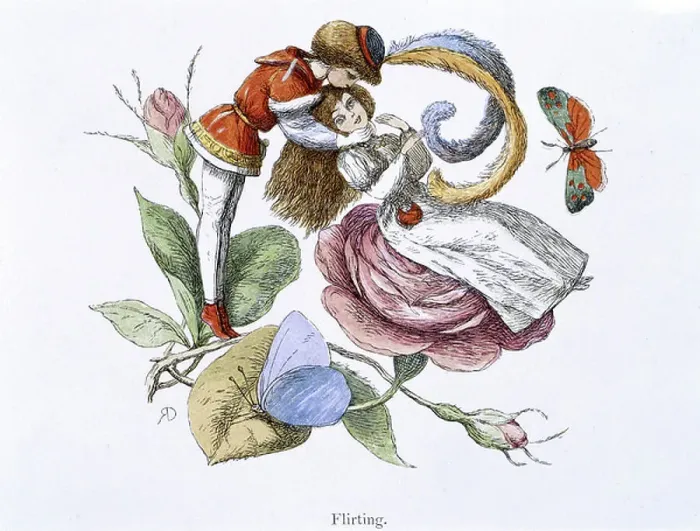 Framed Print : Flirting. BL3266367 Flirting by Doyle, Richard Framed Print : Flirting. BL3266367 Flirting by Doyle, Richard