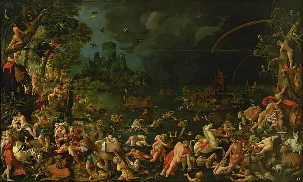 The Flood, 1515 (oil on panel)