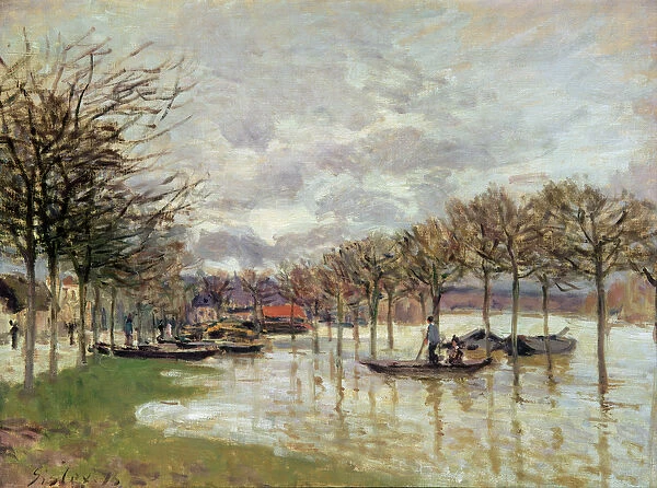 Flooding on the Road to Saint Germain, 1876