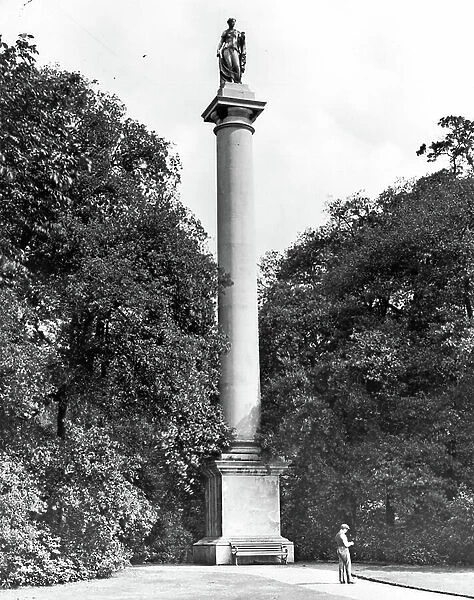 The Flora Column, Syon House, 1899, from The English Country House (b / w photo)