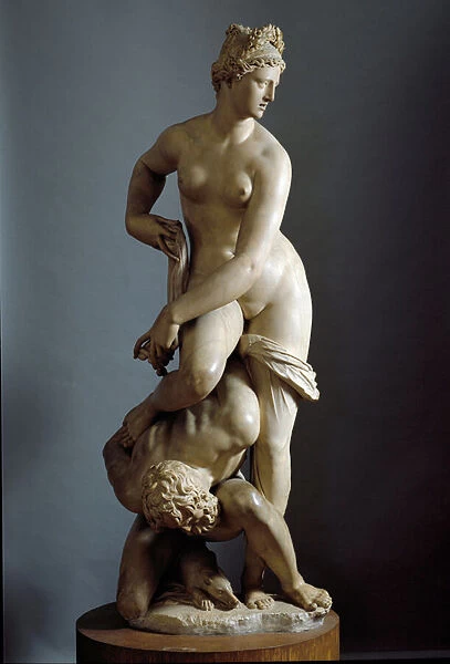 Florences triumph over Pisa Allegorie (marble)