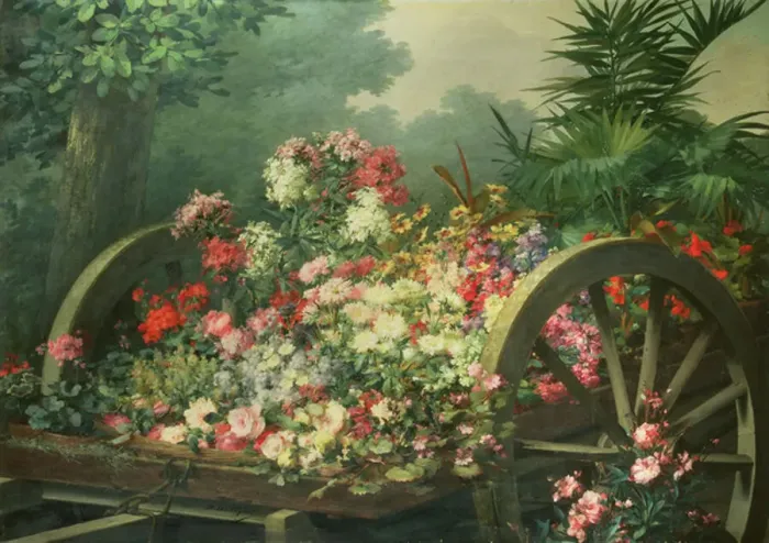 Framed Print : The Flower Barrow