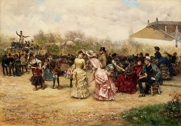 The Flower Sellers, 1883