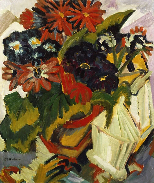 Flowerpot and Sugar Bowl, 1918-19 (oil on canvas)