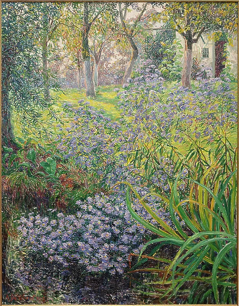 Flowers in the Garden, 1912 (oil)