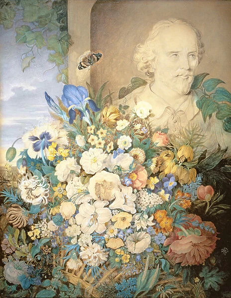 The Flowers of Shakespeare, c. 1835 (w  /  c on paper)