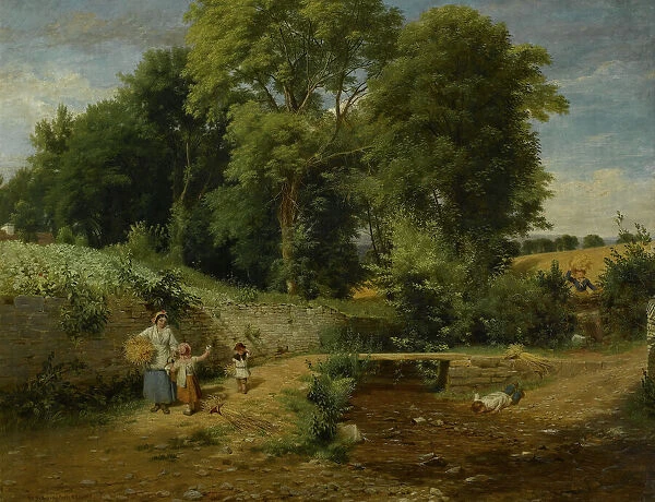 The Ford, 1860 (oil on canvas)
