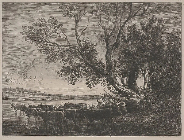 The Ford, 1865 (etching)