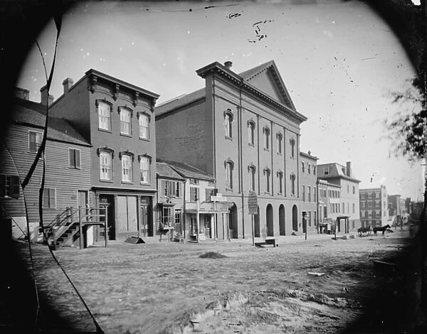 Fords Theatre, Washington, D. C. 1860-80 (b  /  w photo)
