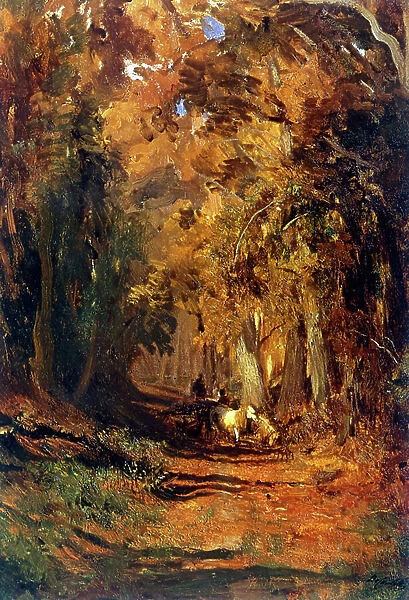 Forest in Autumn circa 1870 (painting)