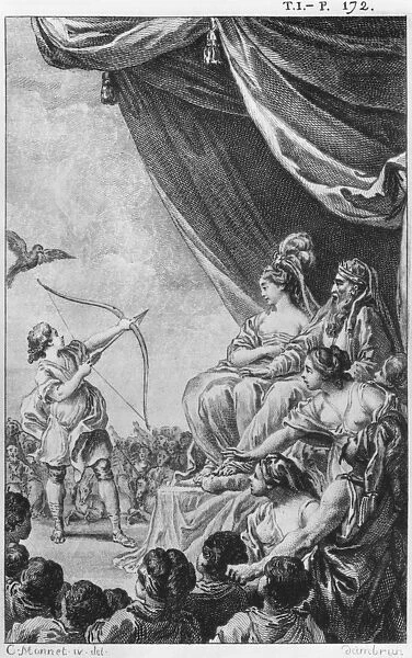 Formosante and Amazan, illustration from La Princesse de Babylone by Voltaire