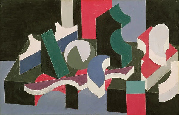 Forms, 1919-20 (oil & pencil on canvas)