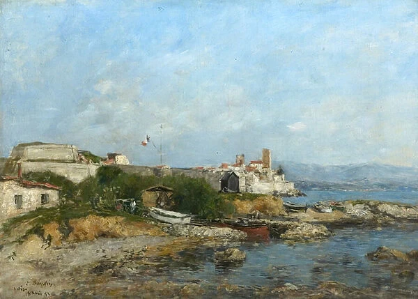 The Fortifications at Antibes, France, 1893 (oil on canvas)