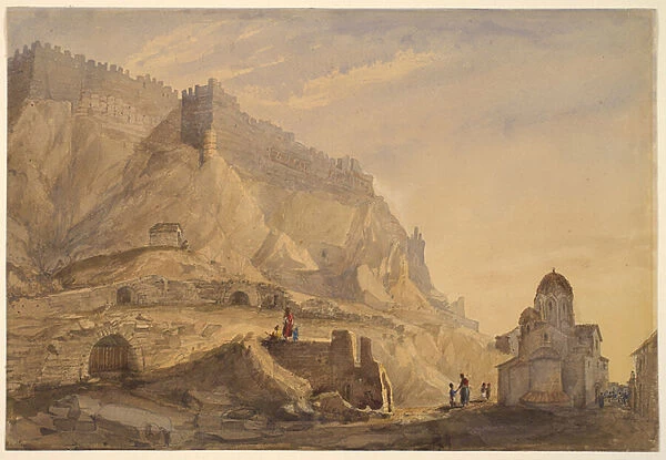 A Fortified Town on a Hilltop (North side of the Acropolis, Athens)