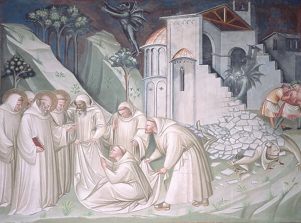 The Foundation of Montecassino and the Miracle of Raising of the Monk