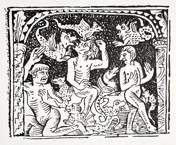 Fourth: Lazarus describes what he's seen in hell - a horrible basket containing