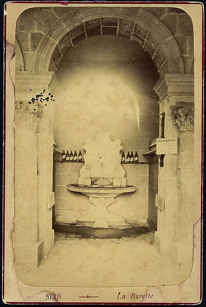 France, Auverge, Allier (03), Neris-les-Bains: The drink of Neris les bains, 1870