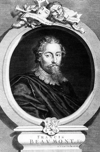 Francis Beaumont, engraved by George Vertue, 1729 (engraving)