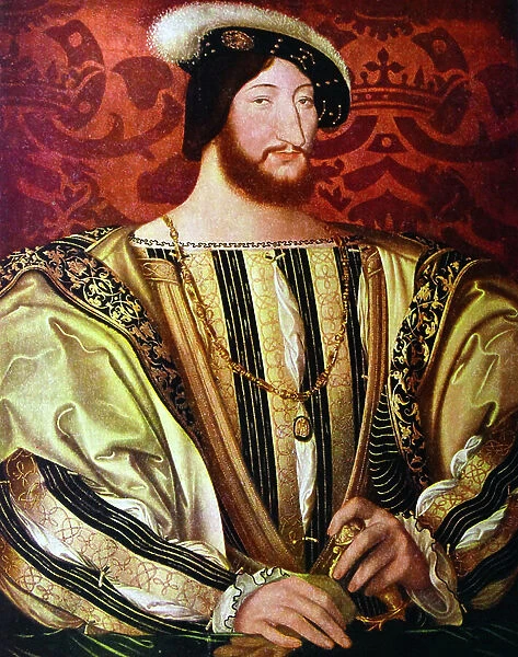 Francis I (1494 - 1547) by Jean Clouet