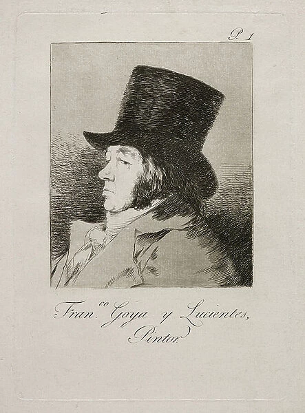 Francisco Goya Y Lucientes, Pintor, 1799 (etching, aquatint, drypoint & burin)