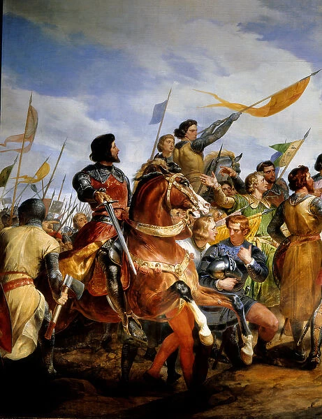 Franco-English War (1202-1214): 'the Battle of Bouvines on 27  /  07  /  1214