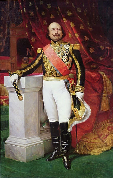 Francois Certain de Canrobert (1809 - 1895), Empire marshal, 1857 (oil on canvas)