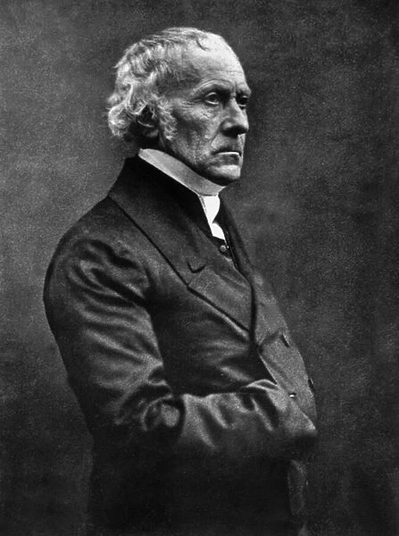 Francois Guizot (1787-1874) French historian and politician, picture by Nadar, April 1850